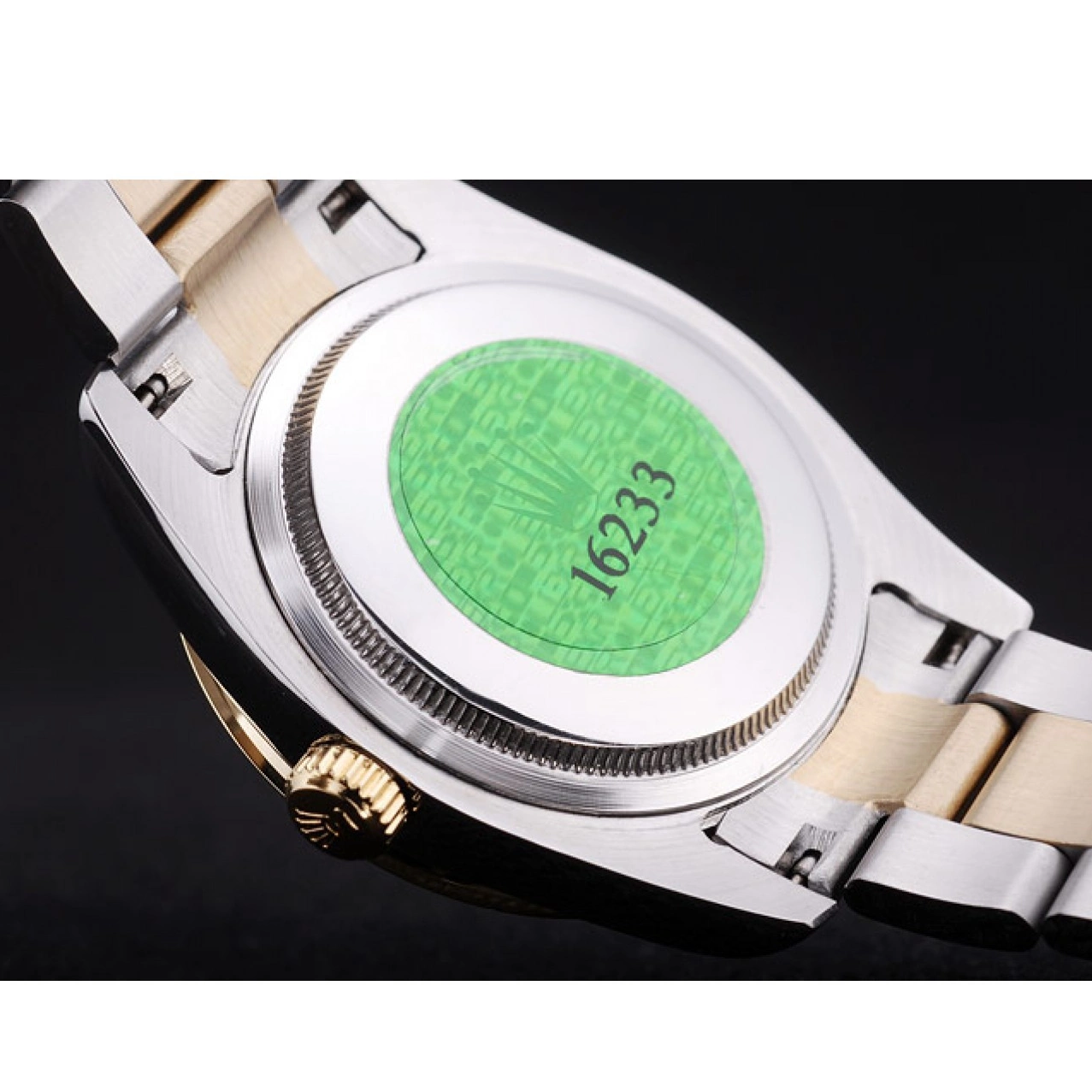 Aaa replica watch Dial Rolex Diamond Bezel Datejust 7464 White 0727